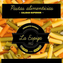 MACARRONES RAYADOS TRICOLOR 1/5 kg